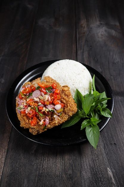 Nasi Ayam Sambal Matah